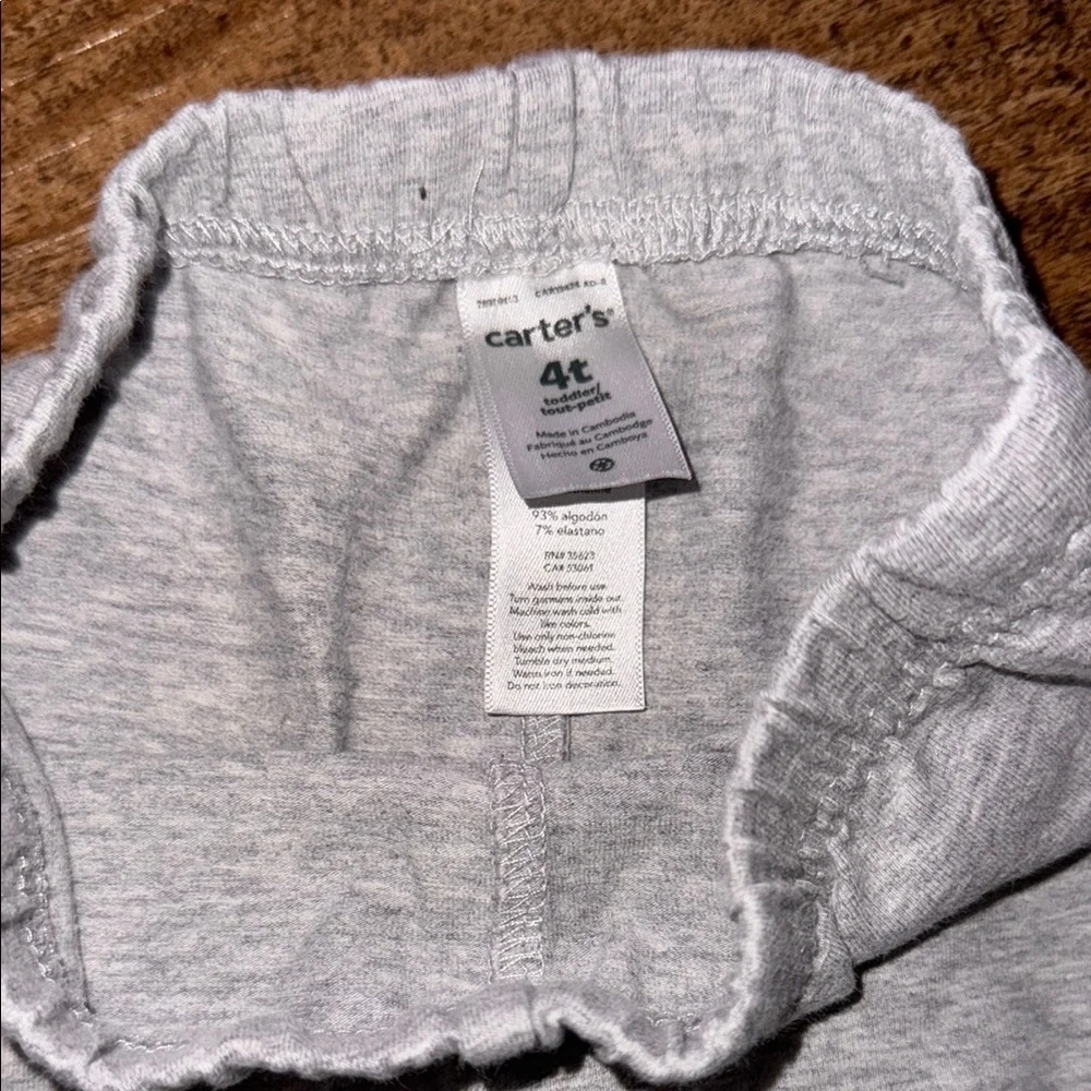 Carter's Gray Leggings Soft Knit Full-Length